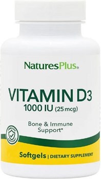 Picture of NATURES PLUS Vitamin D3 1000 IU 30TABS