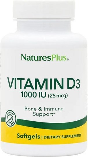 Picture of NATURES PLUS Vitamin D3 1000 IU 30TABS