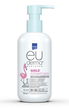 Picture of INTERMED EUDERMA BABYDERM GIRLS’ INTIMATE WASH 250ml