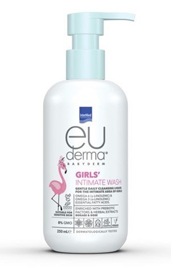Picture of INTERMED EUDERMA BABYDERM GIRLS’ INTIMATE WASH 250ml