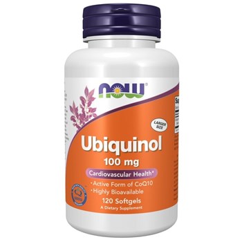 Picture of NOW Ubiquinol 100 mg 120 Softgels