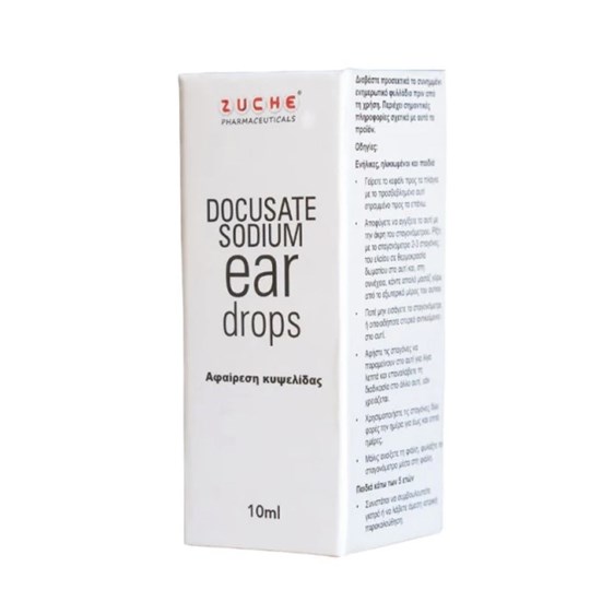 Picture of ZUCHE Docusate Sodium Ear Drops 10ml
