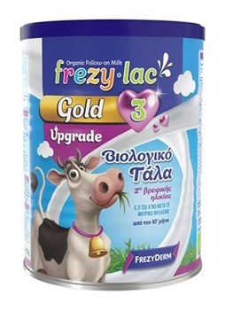 Picture of FREZYDERM FREZYLAC GOLD UPGRADE 3- Βιολογικό Γάλα από 10 μηνών 400GR