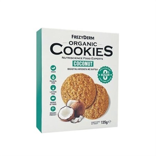 Picture of FREZYDERM ORGANIC COOKIES COCONUT 135GR