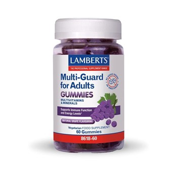 Picture of Lamberts Gummies Multi-Guard for Adults Με Φυσική Γεύση Σταφύλι 60 Ζελεδάκια