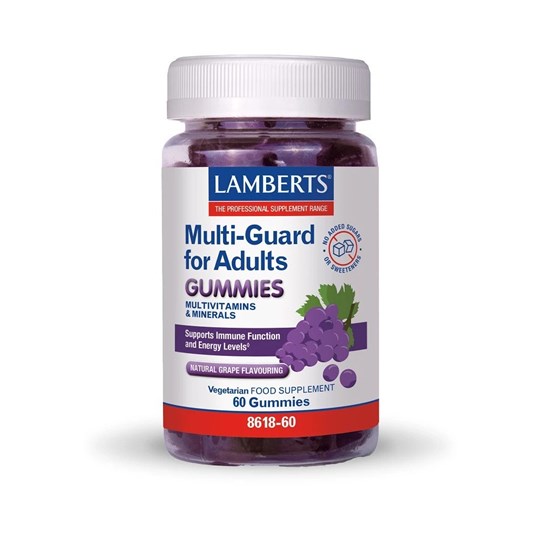 Picture of Lamberts Gummies Multi-Guard for Adults Με Φυσική Γεύση Σταφύλι 60 Ζελεδάκια