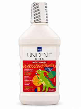 Picture of Intermed Unident Kids Mouthwash με Φθόριο 250ppm  500ml