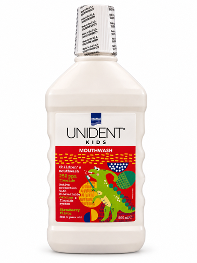 Picture of Intermed Unident Kids Mouthwash με Φθόριο 250ppm  500ml