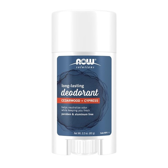 Picture of Now Solutions Long-Lasting Deodorant Stick, Cedarwood + Cypress 62gr