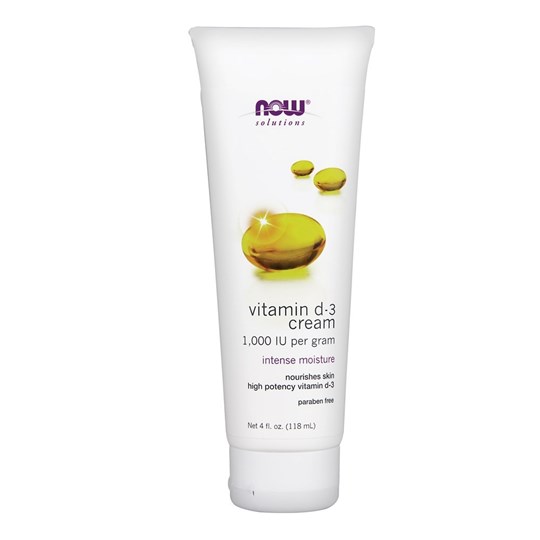 Picture of Now Solutions Vitamin D-3 Cream 1,000 IU per gram 118ml