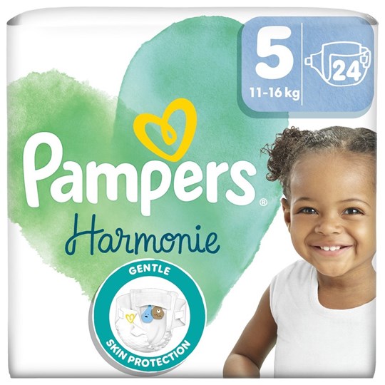 Picture of Pampers Πάνες με Αυτοκόλλητο Harmonie No. 5 για 11-16kg 24τμχ