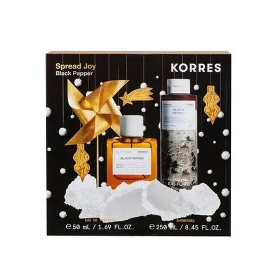 Picture of Korres Black Pepper Eau De Toilette 50ml + Black Pepper Αφρόλουτρο 250ml
