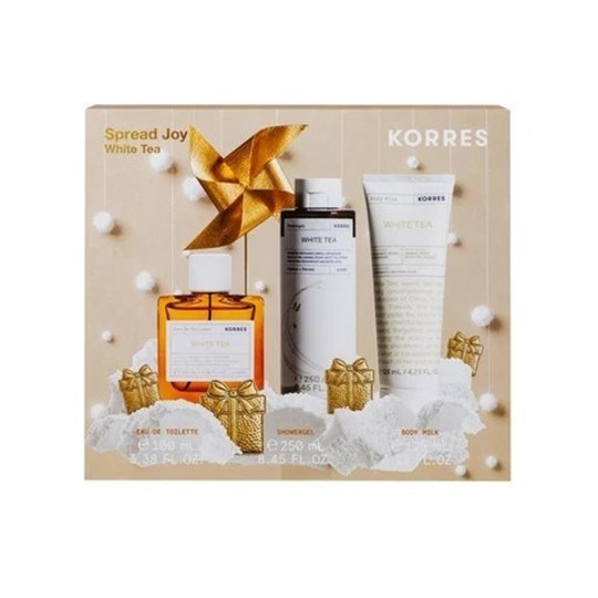 Picture of Korres Promo Pack White Tea Άρωμα 100ml & White Tea Γαλάκτωμα Σώματος, 125ml & Αφρόλουτρο 250ml