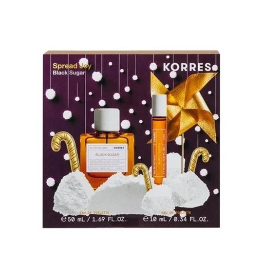 Picture of Korres Black Sugar Eau De Toilette 50ml + Black Sugar Eau De Toilette 10ml